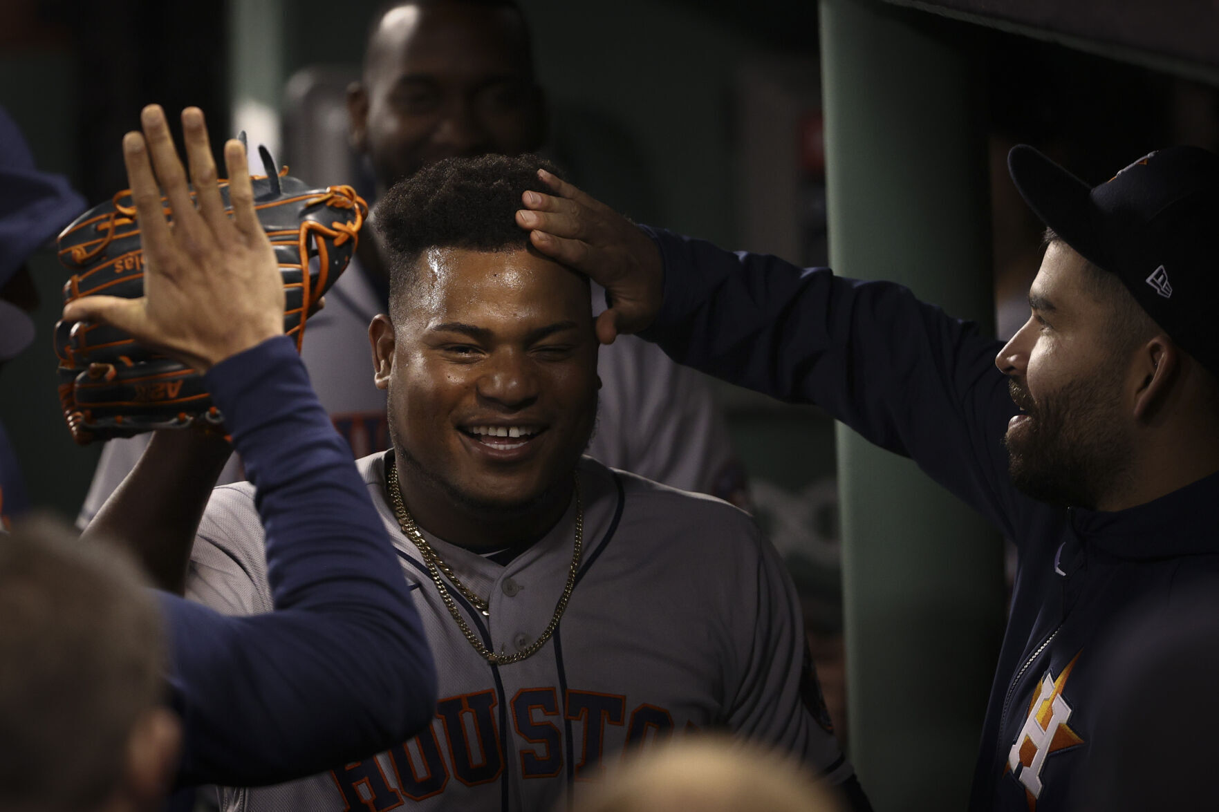 APTOPIX ALCS Astros Red Sox Baseball